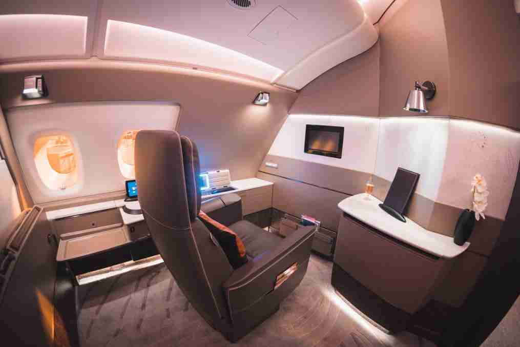 Singapore Airlines A380 First Class Suite 3347